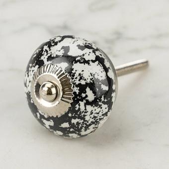 Мебельная ручка Shabby Chic Black Knob