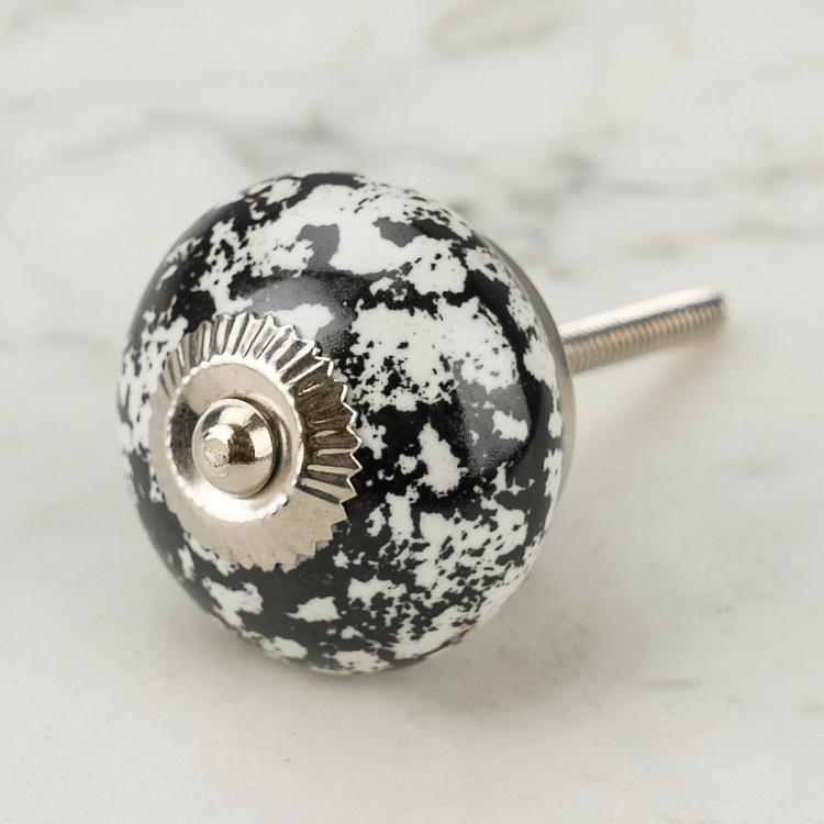 Shabby Chic Black Knob