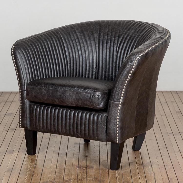 Leon Chair, Black Wax