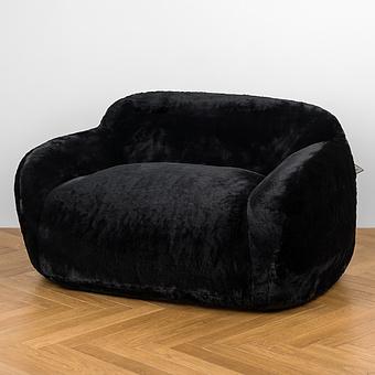 Двухместный диван Snug 2 Seater искусственный мех Big Bear Sable