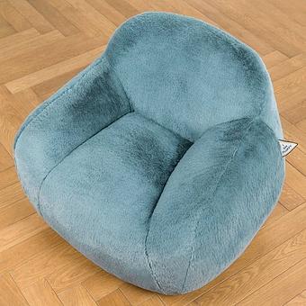 Кресло Baby Snug Chair искусственный мех Big Bear Pink - ракурс 5