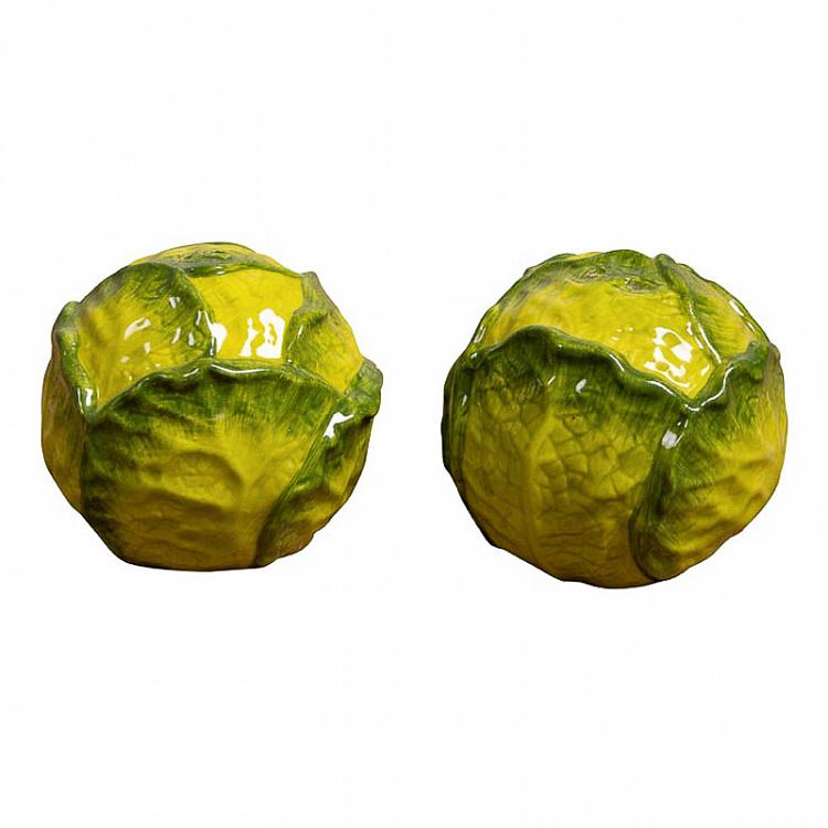 Набор для специй Капуста Set Of 2 Salt And Pepper Cabbages