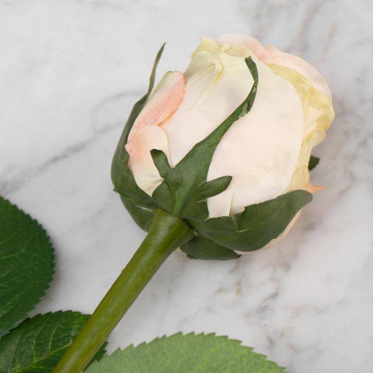 Искусственная роза Эсперанса бледно-розовая с лаймом Esperanza Rose Pale Pink Lime 49 cm