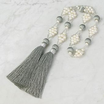 Гирлянда Garland With Pearls And Tassels Gray 90 cm