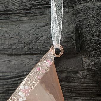 Ёлочная игрушка Hanger Martini Glass Pink 9 cm - ракурс 2