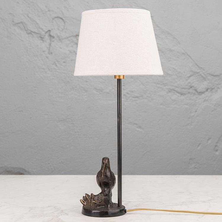 Настольная лампа с абажуром Птица Bird On Base Lamp With Shade