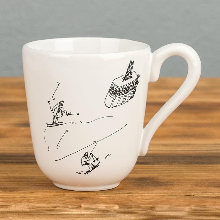 Набор из трёх кружек Горнолыжное путешествие Set Of 3 Mugs Ski Trip