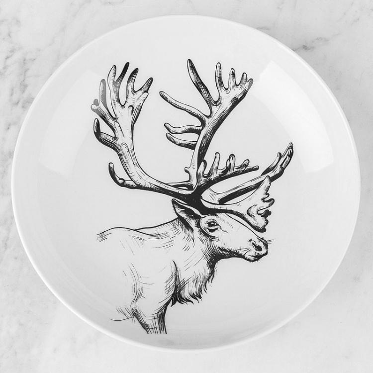 Глубокая тарелка Олень Deer Deep Plate