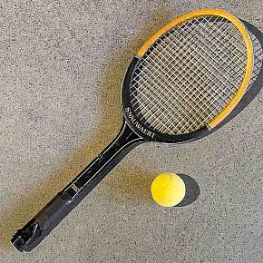 Vintage Tennis Racket And Ball 17