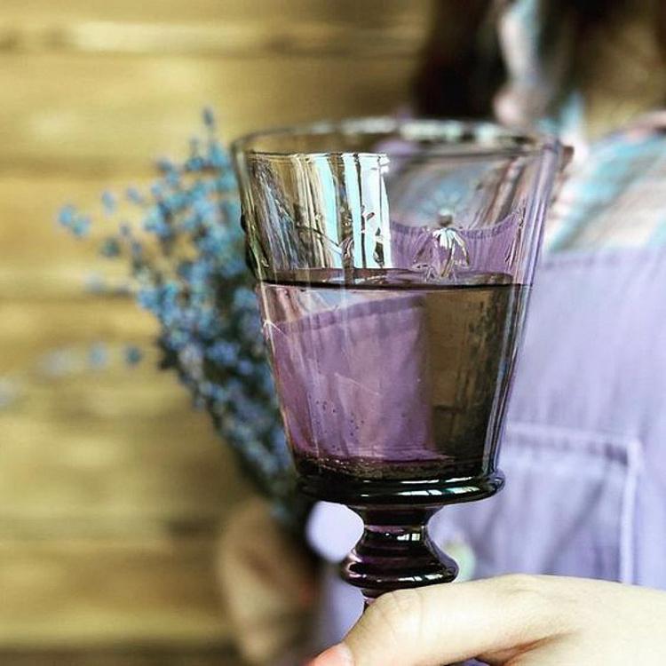 Пурпурный бокал для вина Пчёлы Abeille Aubergine Wine Glass