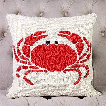 Декоративная подушка Glass Beaded Cushion Crab