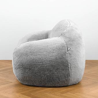 Кресло Snug Chair искусственный мех Grizzly Grey - ракурс 3