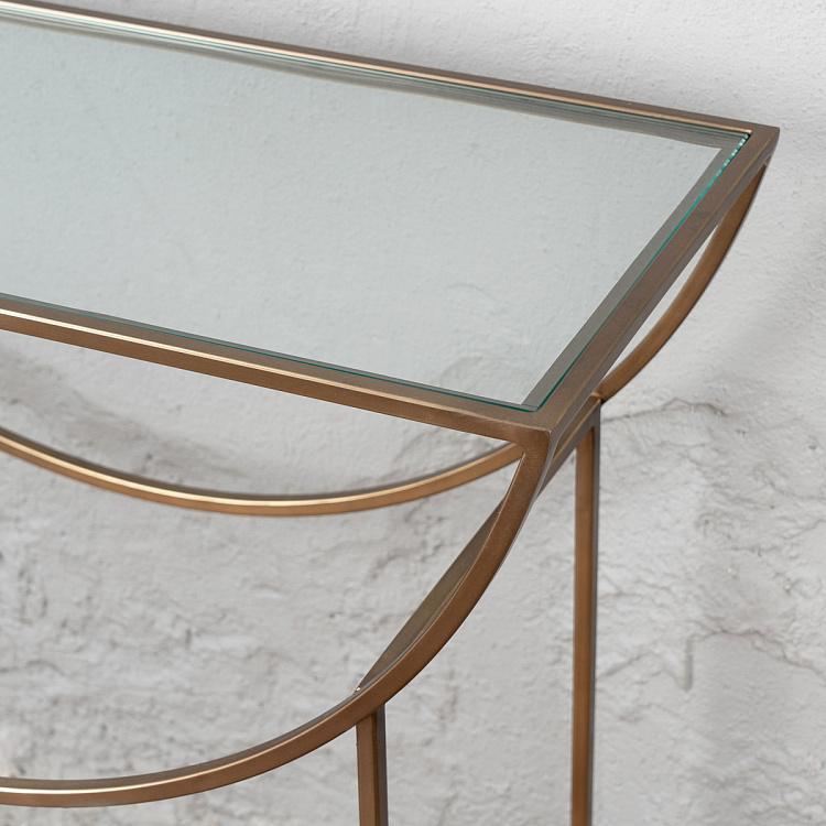 Консольный стол Луна Glass Console Table Luna