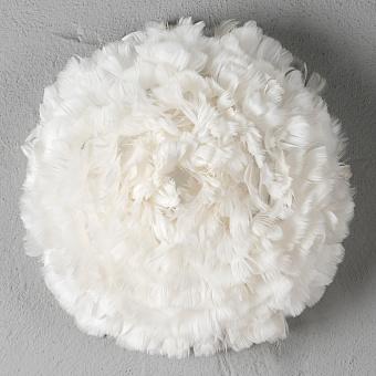 Бра Eos Up Wallsconce Medium перья White Feathers