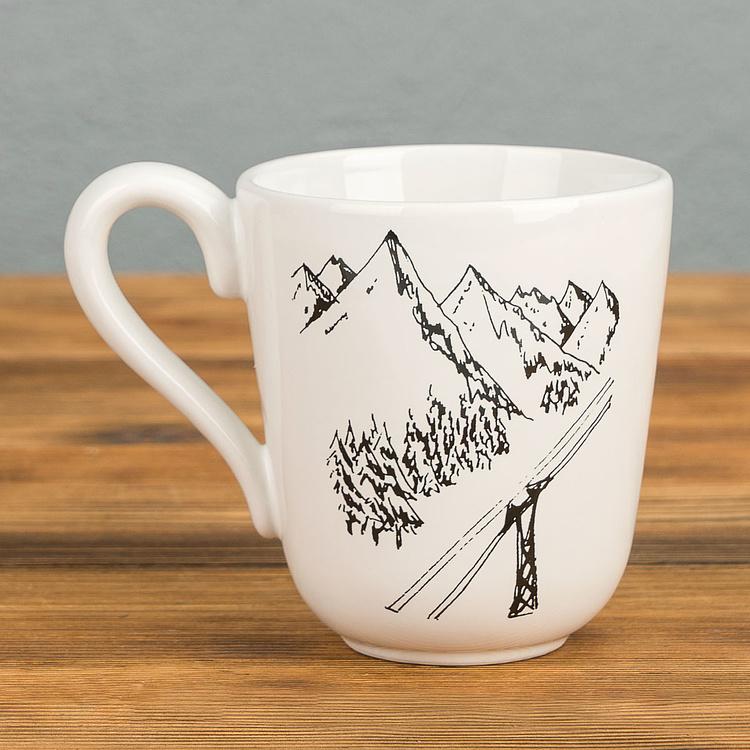 Набор из трёх кружек Горнолыжное путешествие Set Of 3 Mugs Ski Trip
