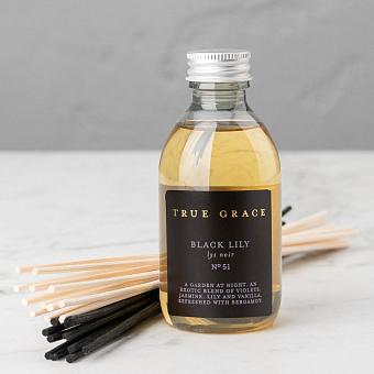 Small Reed Diffuser Refill Black Lily 200 ml