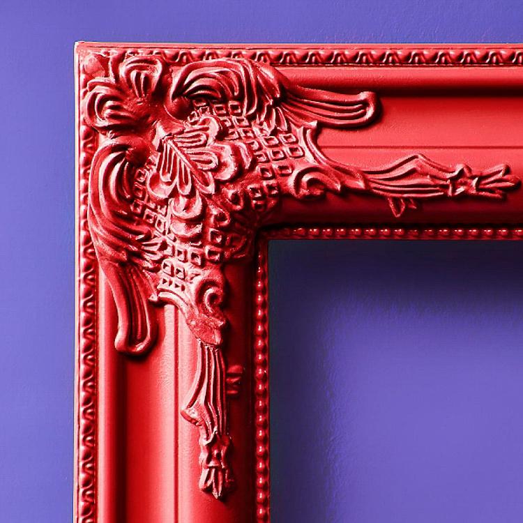 Декоративная красная рама Барокко Baroque Frame Red