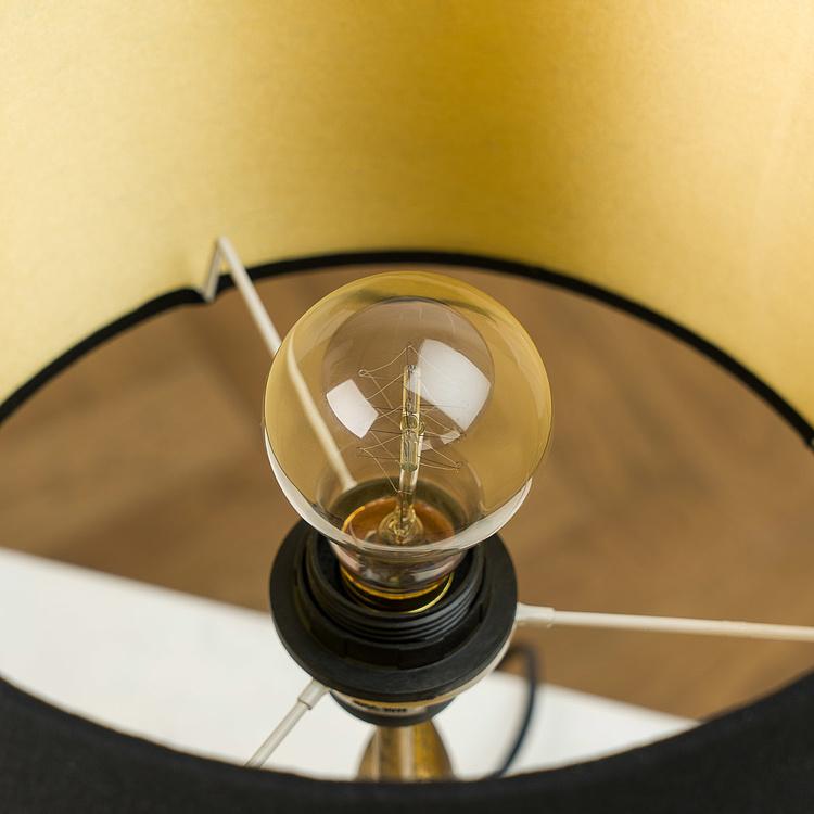 Настольная лампа с абажуром Бананы Banana Table Lamp Antique Gold With Shade