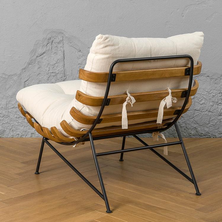 Кресло Капри Capri Armchair, Black Matt Metal RM