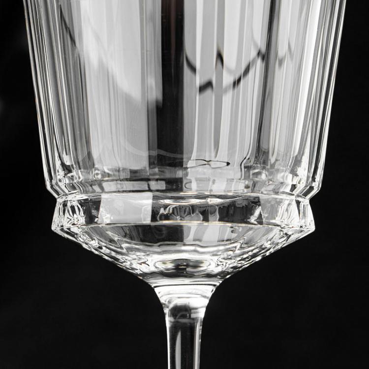 Бокал для вина с золотым ободком Макасар, L Macassar Wine Glass 350 ml With Golden Rim