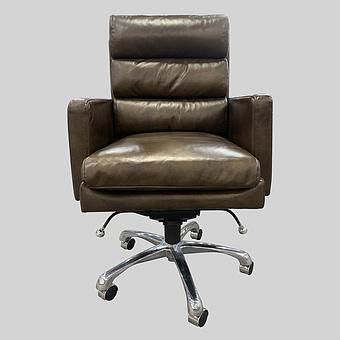 Кресло Hemingway Office Chair RM натуральная кожа Brown Franco - ракурс 3