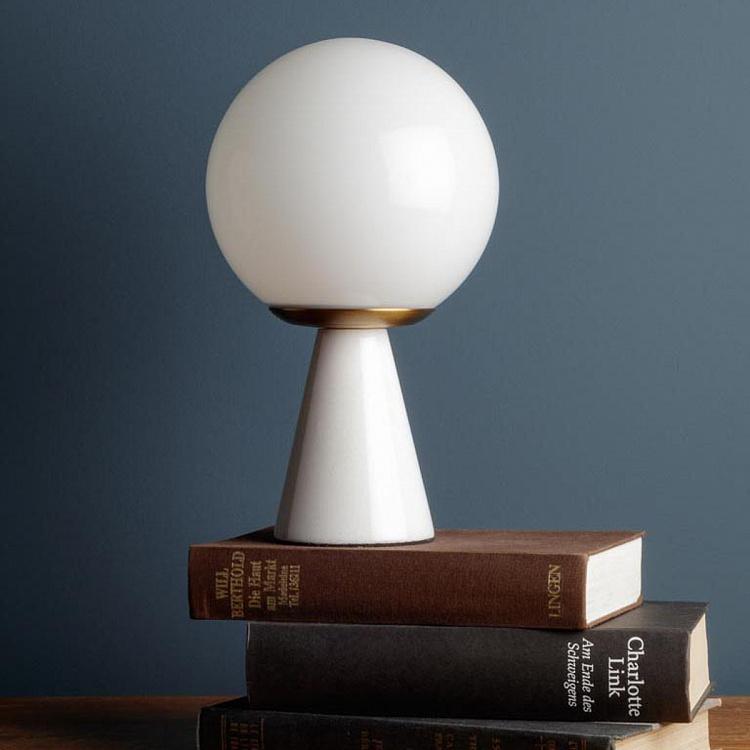 Настольная лампа с мраморным основанием Лова Lova Table Lamp