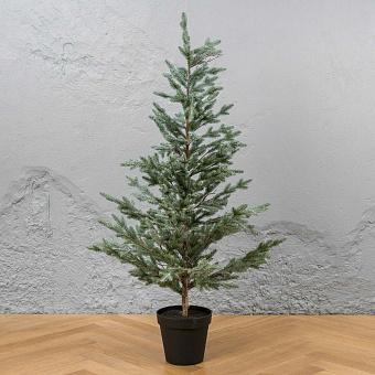 Искусственная ёлка Frost-Covered Christmas Tree In Pot 140 cm