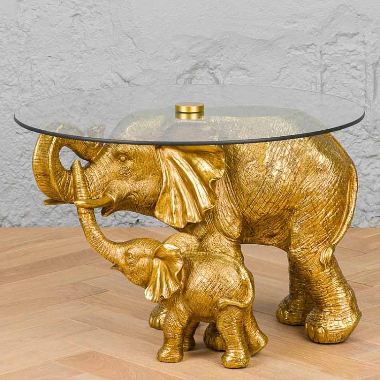Журнальный стол Слоны Side Table Elephants