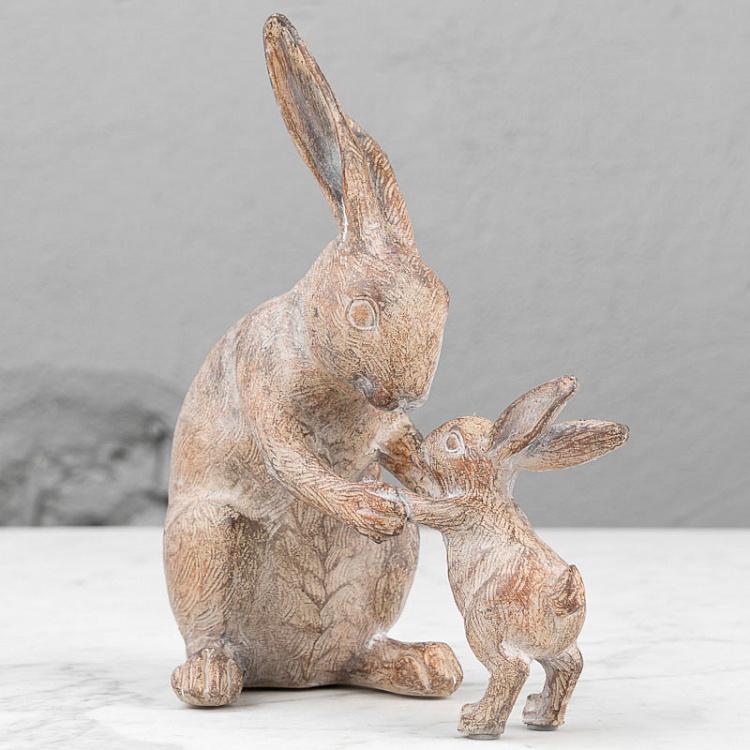 Статуэтка Кролик и крольчонок Rabbit Holding Baby