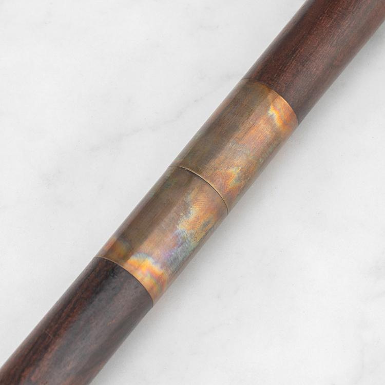 Ложка для обуви из латуни и дерева манго Shoehorn Mango Wood And Brass