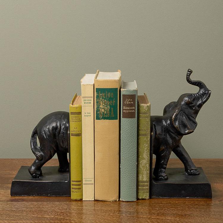 Bookend Elephant Lucky
