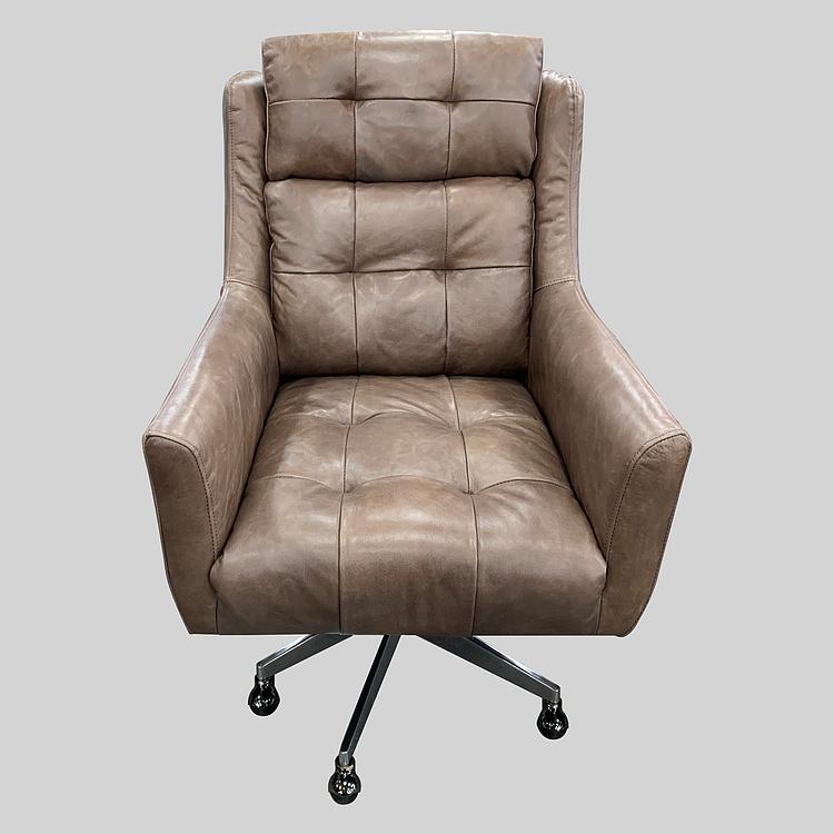 Кресло Gatsby Office Chair RM натуральная кожа Brown Franco - ракурс 3