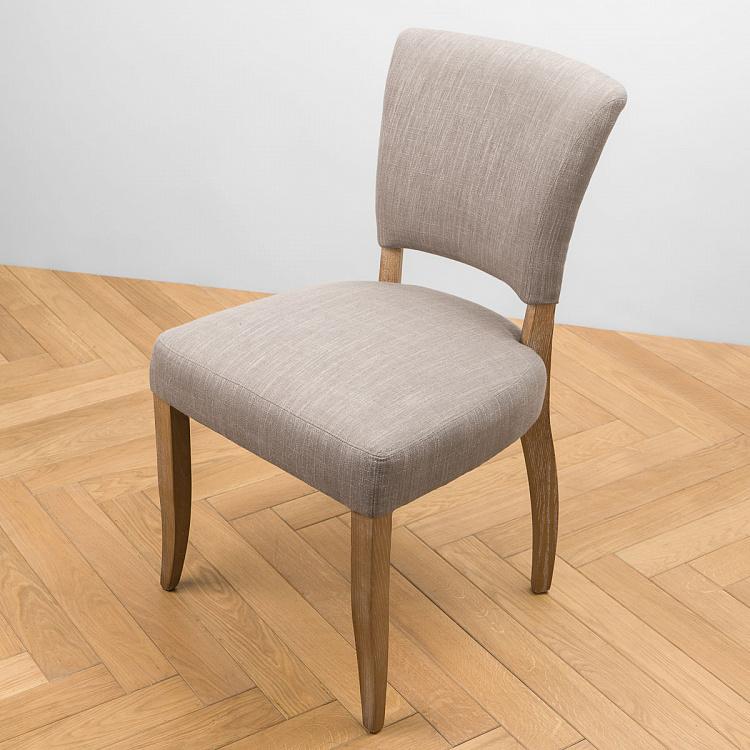 Стул Мами с заклёпками, песочные ножки Mami Dining Chair With Studs, Oak Sandwashed