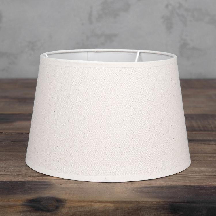 Абажур из льна бежевого цвета, 25 см Lamp Shade Beige Linen 25 cm