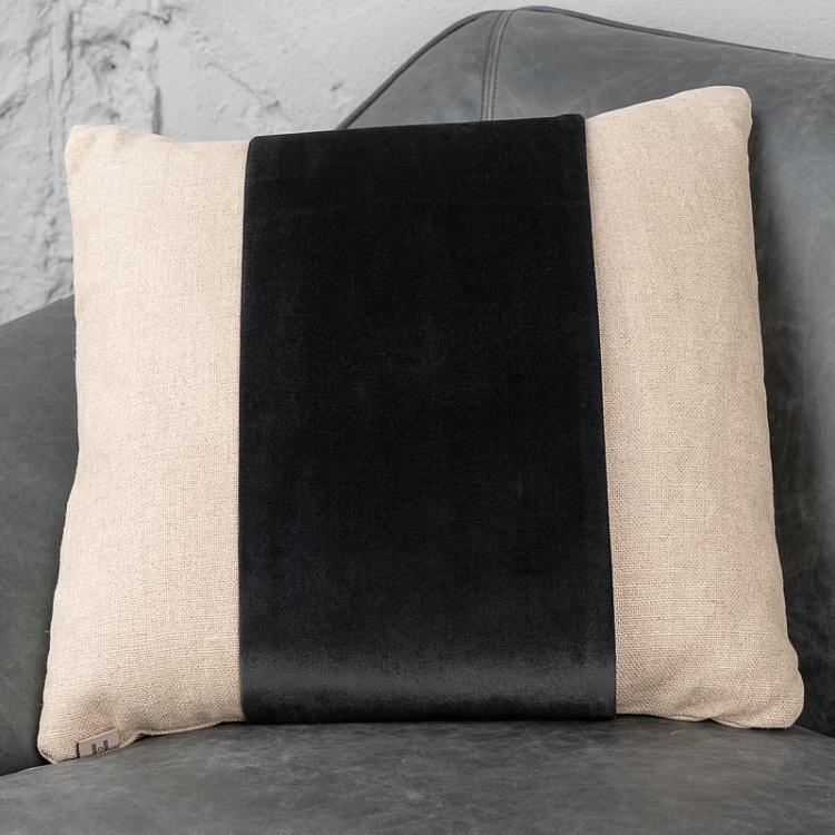 Декоративная льняная подушка 70 70 Cushion