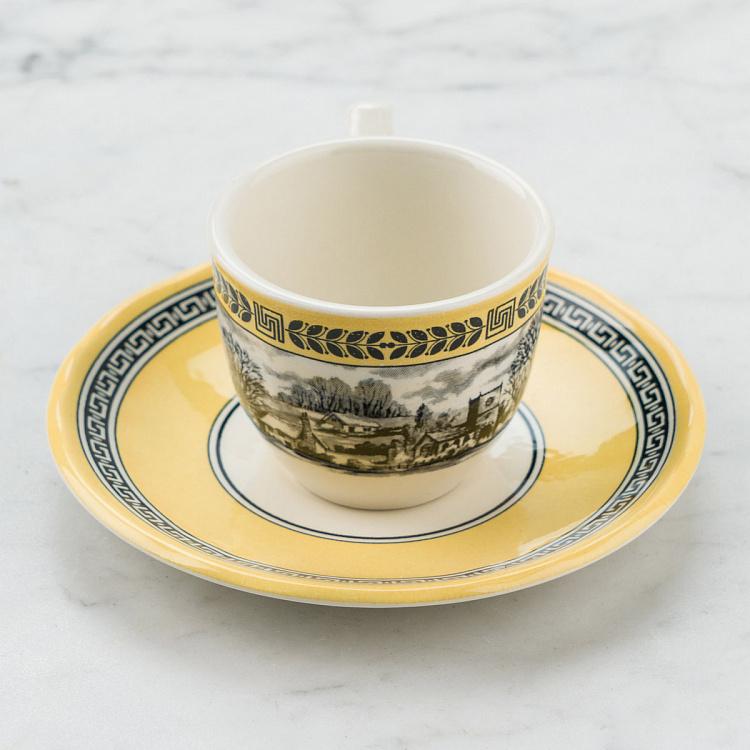 Кофейная пара Безмятежный Halcyon Coffee Cup And Saucer