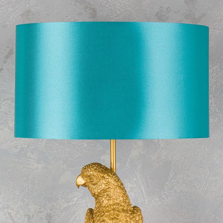 Бра с овальным бирюзовым абажуром Попугай Перси Wall Lamp Parrot Percy With Turquoise Shade