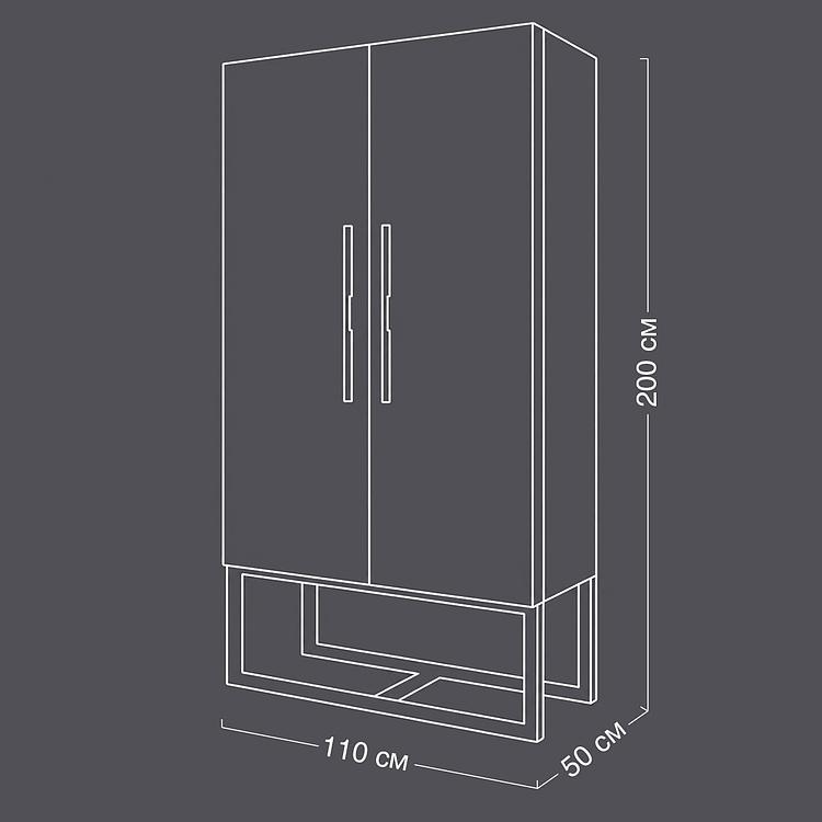 Шкаф Butterfly MK2 Cupboard мрамор Marble Nerva - ракурс 11