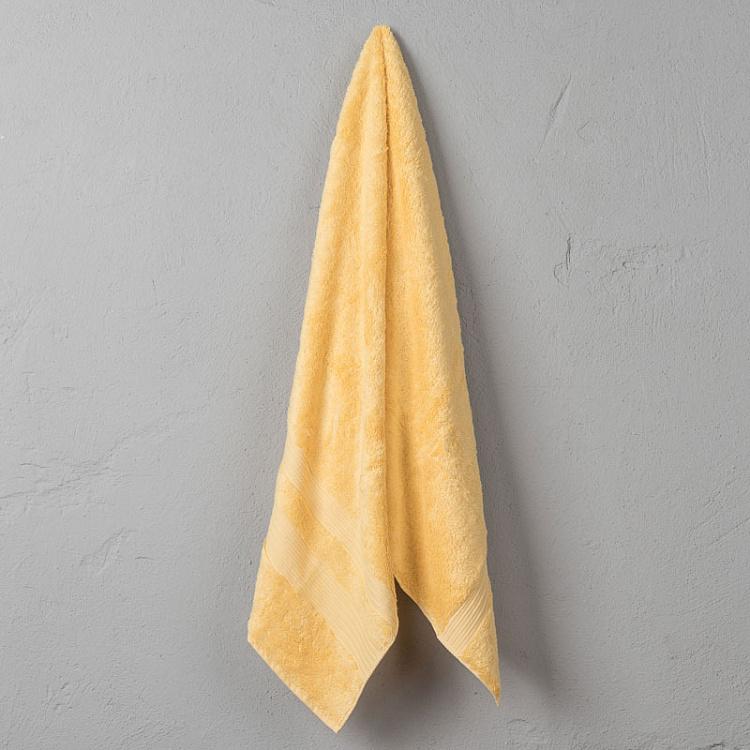 Светло-жёлтое махровое банное полотенце Лондон 70x140 см London Towel Light Gold 70x140 cm