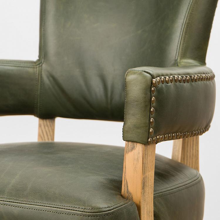Стул Ньюпорт с подлокотниками, светлые ножки Newport Dining Chair, Oak Brown