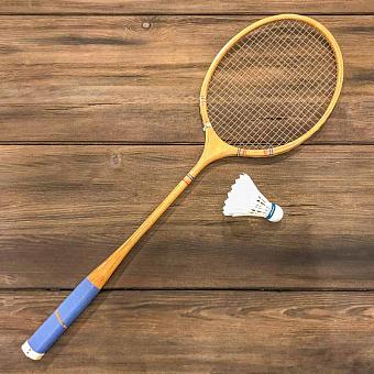 Vintage Racket And Shuttlecock 1