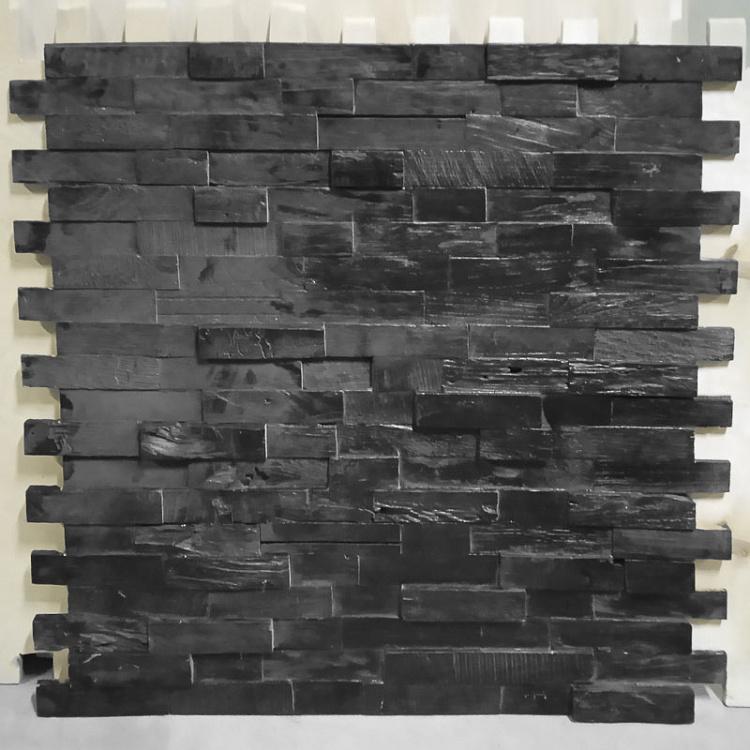 Teak Brick Panel Blackstone Finished discount13