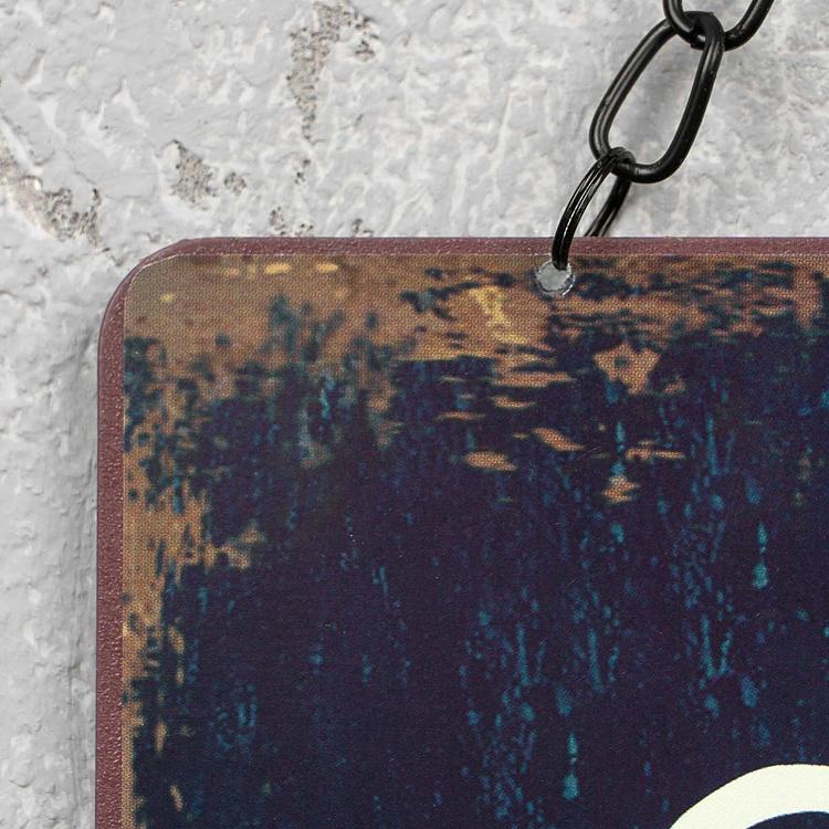 Металлическая табличка Открыто и Закрыто Metal Sign Open And Closed