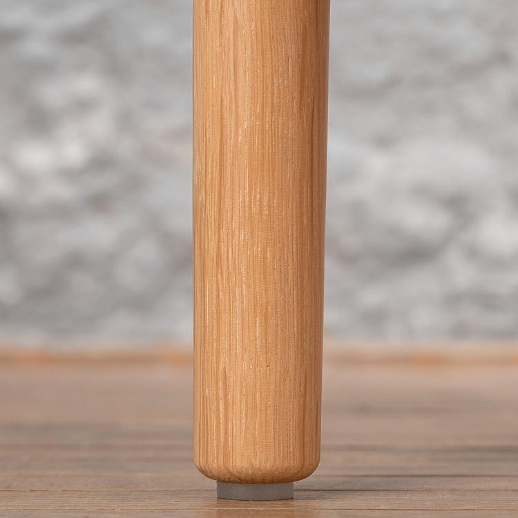 Прикроватный столик Audacious Side Table Without USB, Oak экокожа Hazelnut Faux Leather - ракурс 10