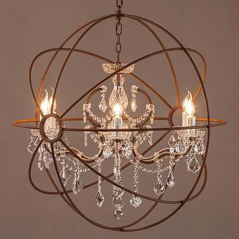 Gyro Crystal Chandelier 32 Inches