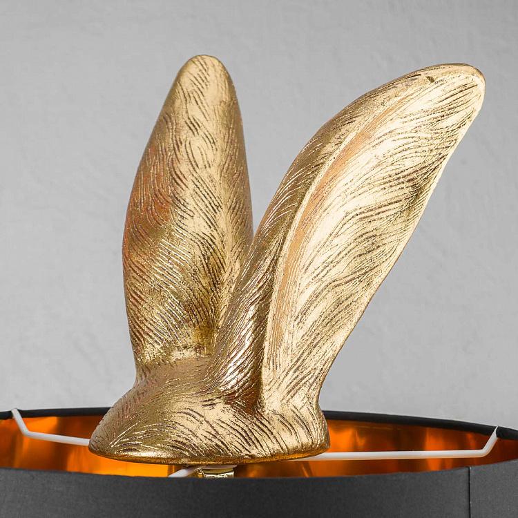 Торшер Золотой робкий кролик, L Floor Lamp Hiding Bunny Gold