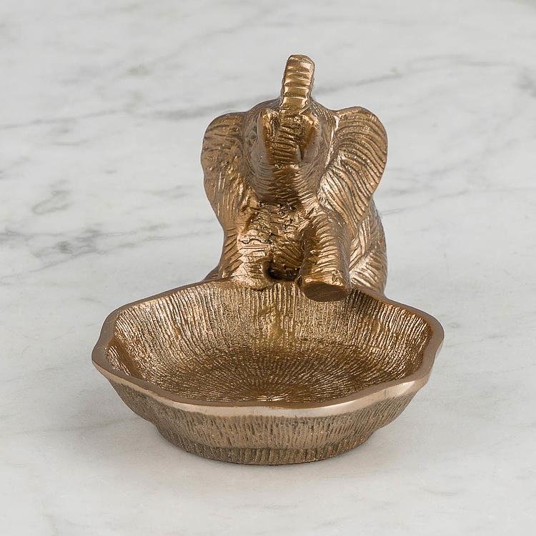 Подставка для мелочей Слон у водопоя Elephant Trinket Tray