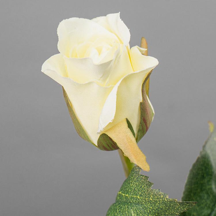 Искусственная роза Аннабель белая Annabelle Rose White 52 cm