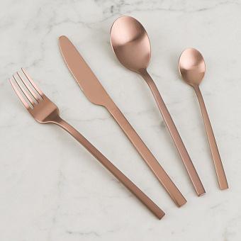 Set Of 4 Cutlery Matt Copper
