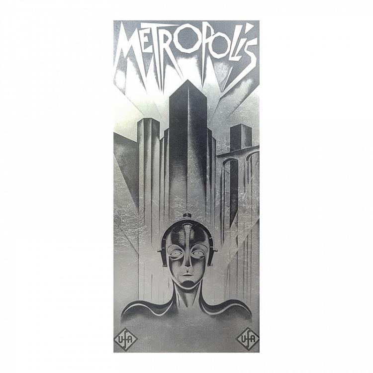 Картина с платиновой поталью Метрополис, S Metropolis Platinum Small